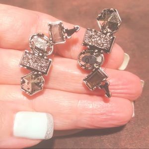 Smokey Toned Ear Climbers Similar To Kendra Scott